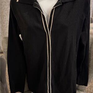 Norton McNaughton Black cardigan